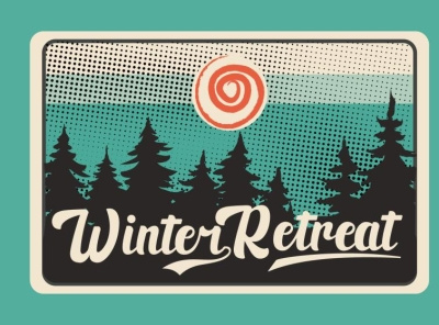 "Winter Retreat" Logo