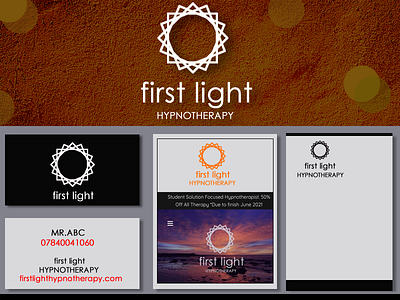 "First Light" Social Media Design