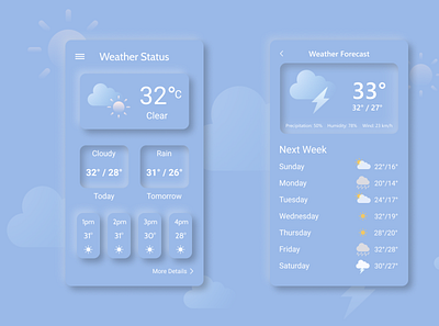 Weather App Screen design mobile app mobile app design weather app weather screen
