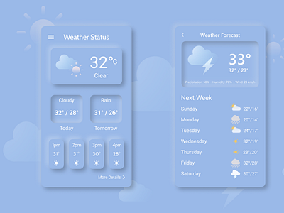 Weather App Screen