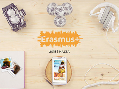 Erasmus 15 Concept design erasmus erasmusplus graphic polaroid student travel vintage