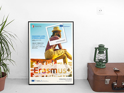 Erasmus 15 Poster adventure erasmus erasmuslife ersmusplus life polaroid poster student travel vintage