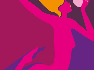 Transgressive Textualities - Experiment4 body fun illustration lips minimal naked pink purple quirky vector woman
