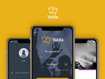 Yakila app design app app design uidesign uiux