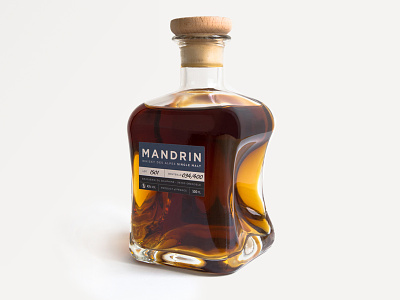Whisky Mandrin branding label whisky