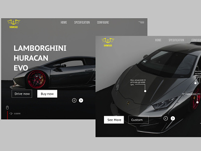 Car Selling Website design minimal ui ux website