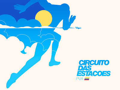 Circuito Das Estacoes colombia illustration silhouette