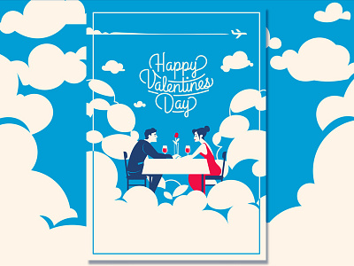 Valentine Card card creative market dating february flat illustration love romance romantic valentine valentines day vector