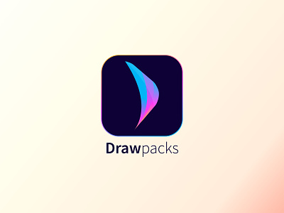 Drawpacks Modern App Icon branding d letter logo design graphic design logo logo designer mehejar mehejar designs minimal logo design modern modern logo modern logo design trending
