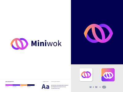 Miniwok Brand Identity - Modern Logo Design