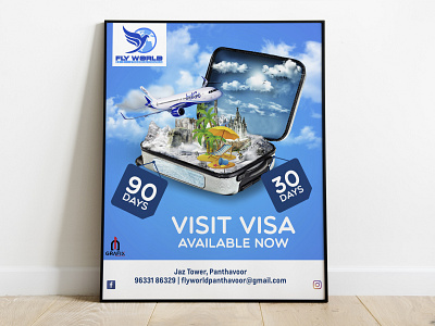 Travel Agency Ads branding design graphic design vector
