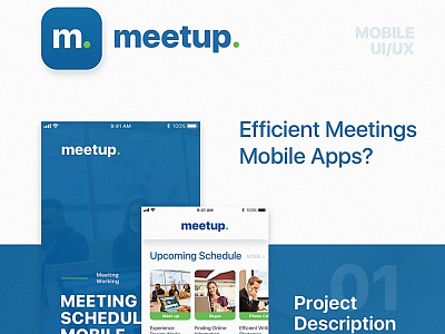Mobile Ui // Meetup - Meeting Schedule Mobile Apps apps ios meeting meetup mobile rfnco schedule ui userinterface ux