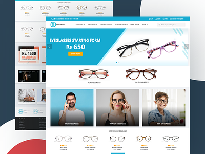 Eyewear e-commerce platform