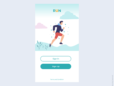 Login page of running app login form login page login page design running app