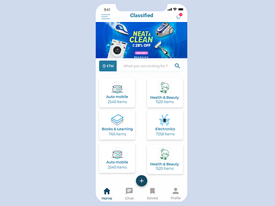 Classified Home screen app catagory classified ecommerce home apge home screen home screen of app search page searchpage