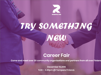 Career fair banner