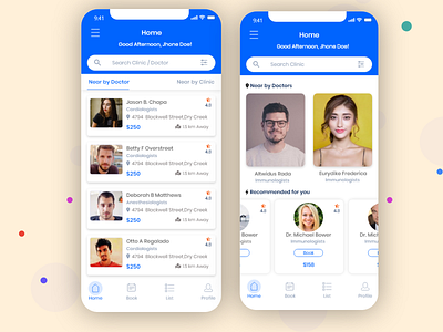 Doctor Appointment App design doctor appointment app