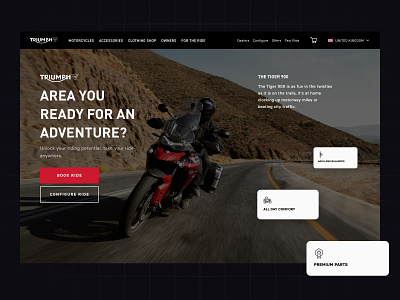 Motorcycle landing page 🏍️