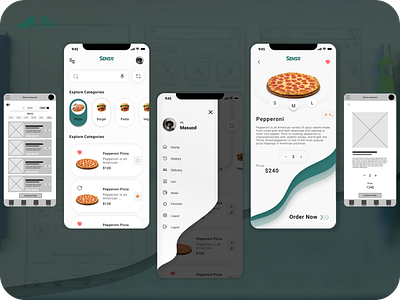 Senso app (Restaurant app)