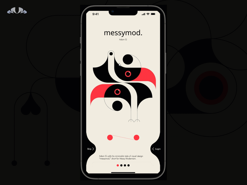 App for "messymod." app concept design graphic design illustration ui uidesign uiux userexprience ux