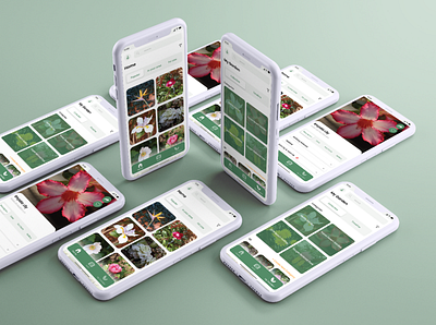 Garden Guide (App Design) app design ui ux