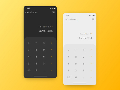 Daily UI #004 - Calculator daily ui ui ux