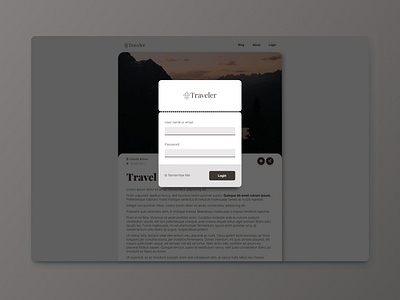 Daily UI #016 - Pop-Up / Overlay