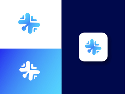 Modern Gradient Logo Design 3d animation app branding design graphic design icon illustration logo motion graphics typography ui ux vector