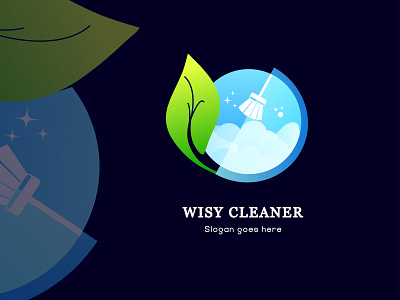 Cleaning Service Company Logo Design