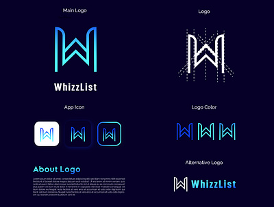 Modern Gradient Logo Design 3d animation app branding design graphic design icon illustration logo motion graphics typography ui ux vector