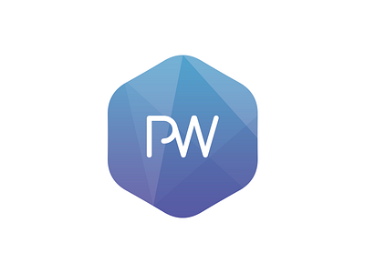 Pixelworks blue brand classic identity logo modern pixel shape works