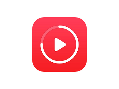 Icon button icon ios live photos play player record red ui ux video