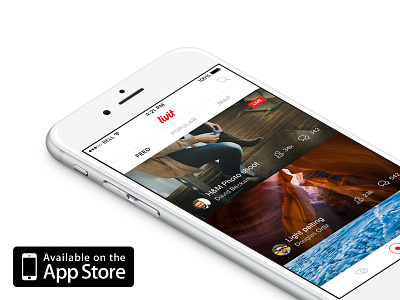 Livit Now Available app app store available design iphone launch live minimalist photo ui ux video