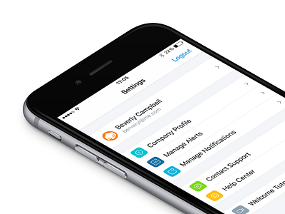 Mobile Settings ⚙✨ app billing fields forms interface minimalist mobile navigation new settings ui ux