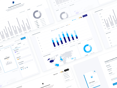 Full Report Project 📦 bar chart dashboards data interface minimal reports ui ux view