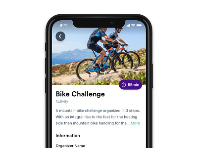 Activity 🚴‍♂️ activity android app interface ios iphone minimal minimalist offsite product team building trip ui ux