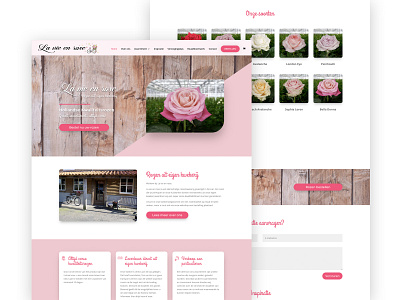 Roses Webshop design freelance designer inspiration mennovanpaassen rose roses roses webshop ui web webdesign webdevelopment website