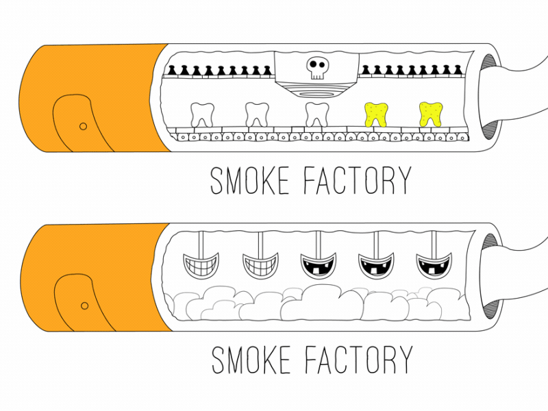 Smoke Factories - Part 1 animation design illustration motion