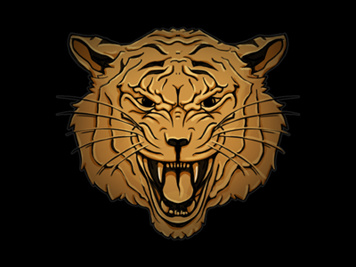 Tiger illustration photoshop