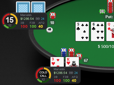 Pokertable chips jivaro pokertable