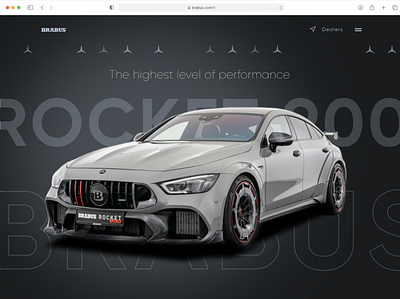 Brabus landing page UX/UI design landing poland redesign ui ux warszawa