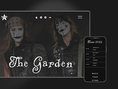 UX/UI Redesign for The Garden Band