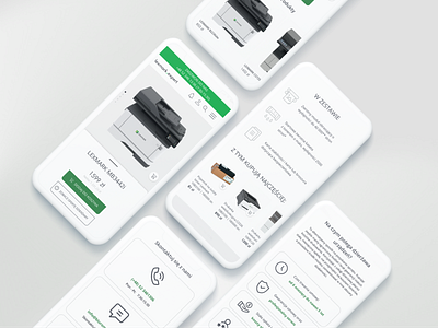 UX/UI Design for Printer shop