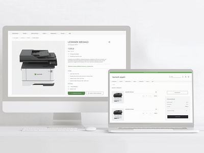 UX/UI Design for Printer shop branding cool design logo office openforwork poland printer redesign ui ux