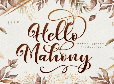 Hello Mahony Script Font