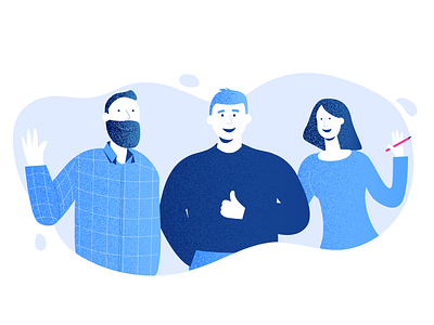 Team ai artwork banner design drawing editorial employees hello illustration introducing people spot spot illustration spots team team work teams vector work