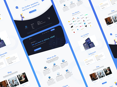 encorp.io - Official Website 3d 3d elements 3d visuals blue clean creative daily inspiration daily inspo gradient minimalistic modern screens ui web design web inspiration web inspo web screens website inspiration website inspo website visuals