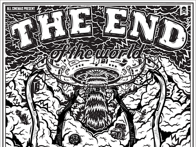 THE END_serigraphy print_100x70cm