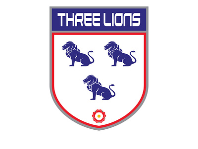 Three Lions Fund brand design england football graphic design identity lions logo soccer visual