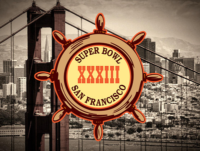 Super Bowl XXXIII (Concept) brand design football graphic design identity logo nfl san francisco sports super bowl visual